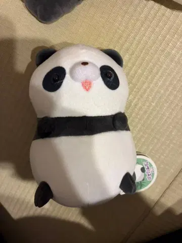 팬더 봉제 인형 택 포함