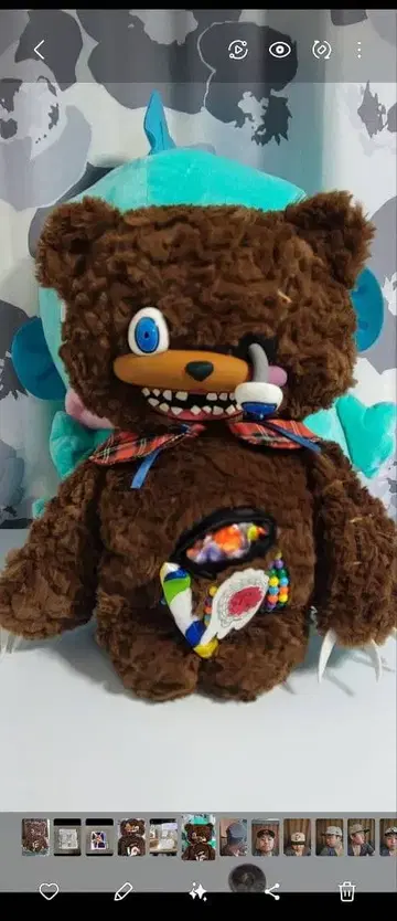 해미곰 봉제인형 백팩 해외 유니버셜 한정