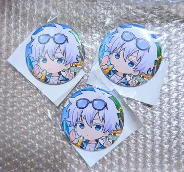 마루쿠지 주술회전 Aloha vibes 고죠 사토루 캔뱃지