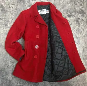 레어 USA제 SCHOTT NYC U.S. 740N 피코트 레드 M