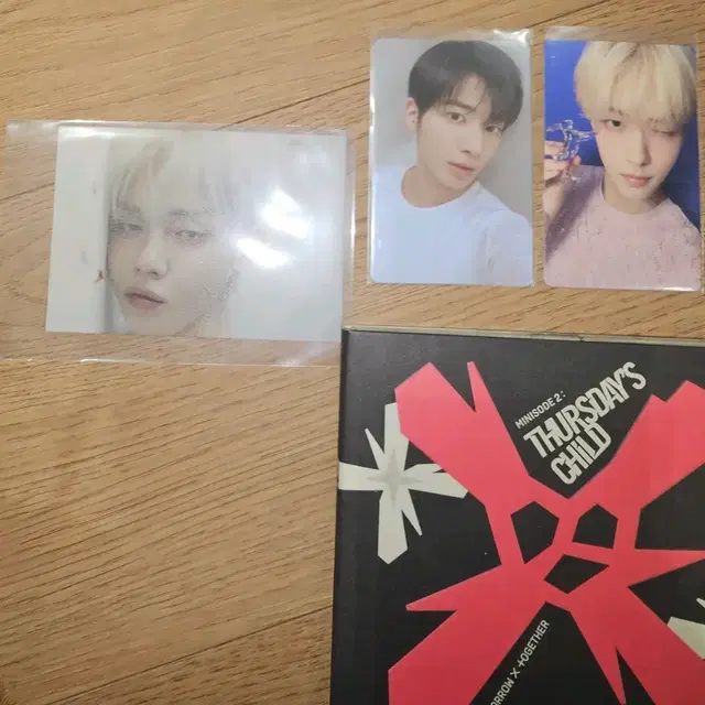 투모로우바이투게더 투바투 앨범 수빈 연준 태현 포카 포토카드