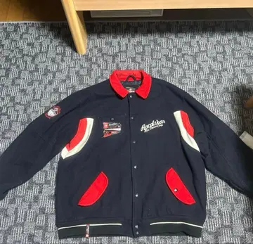 로카웨어 rocawear 울 바시티 자켓 bboy