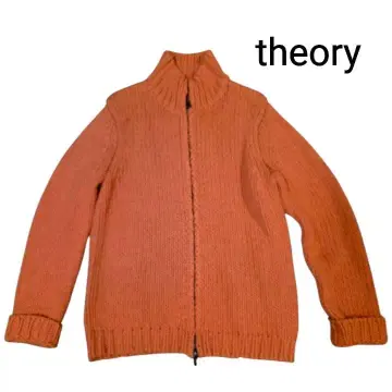 띠어리 더블 지퍼 니트 가디건