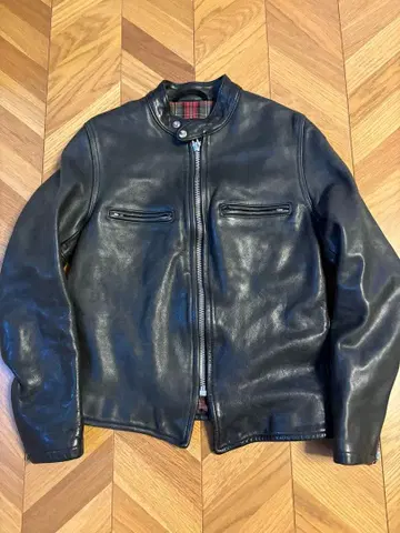 Schott 카페 레이서 가죽 자켓 라이더스