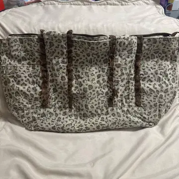 피치존 토트백 레오파드 L 사이즈