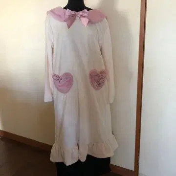 새상품 택 포함 마이멜로디 목욕 가운 하트 포켓 부착