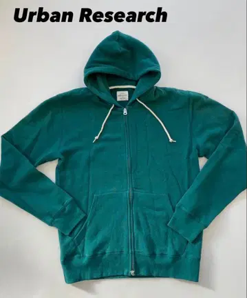 미사용 새상품 어반 리서치 무지 그린 남성용 후드티 L