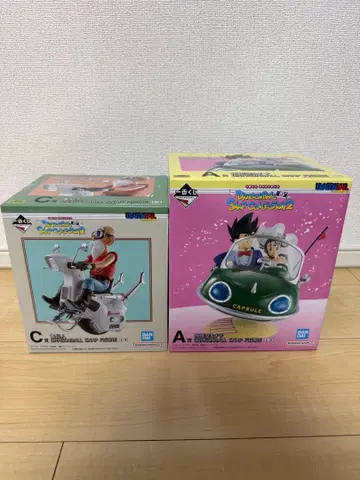 드래곤볼 제일복권 피규어 거북선인 손오공과 치치
