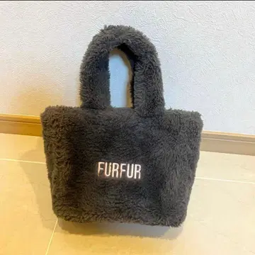 FURFUR 에코 퍼 토트백 그레이