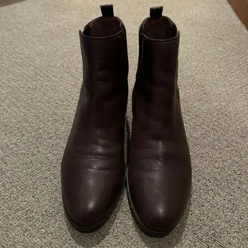 잉그 숏부츠 짙은 갈색 가죽 23.5