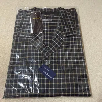택 포함 미사용 새상품 폴 스튜어트 체크 무늬 룸웨어 L 사이즈