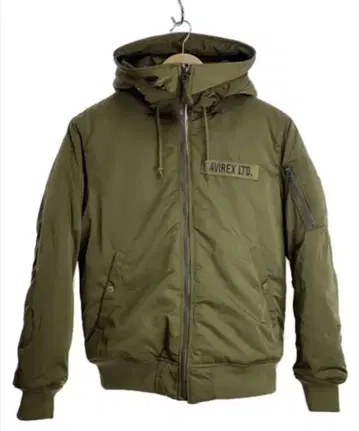올리브 그린 MA-1 플라이트 자켓 아비렉스 AVIREX