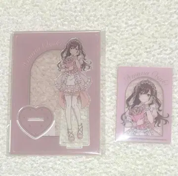 오사키 아나 아크릴 스탠드 클리어 카드 와가마마 메르헨 캐슬 LAFARY