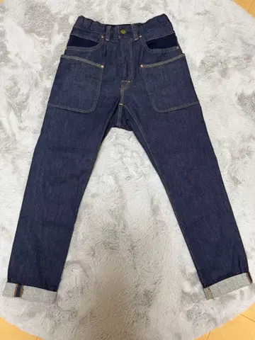 URCH 다크 블루 데님 팬츠