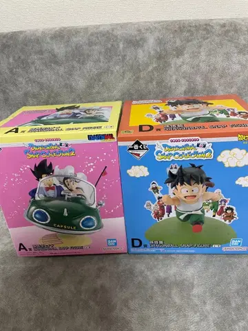 제일복권 드래곤볼 A상 손오공 치치 D상 손오반 피규어 세트