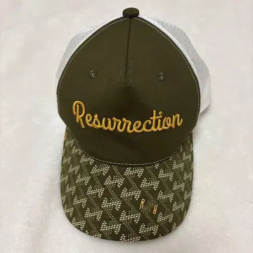 Resurrection 메쉬 캡 올리브 그린