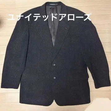 울 혼방 다크 브라운 블레이저 유나이티드 애로우즈