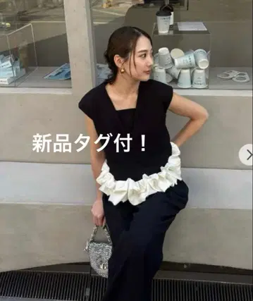 택 포함 새상품! andresd 휘핑 헴 드레스