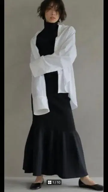 홀가먼트 머메이드 니트 스커트 & 홀가먼트 니트탑