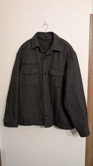 Let it Ride 그레이 울 셔츠 L