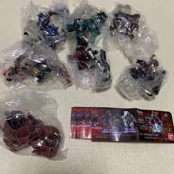 가면라이더 카부토 액션 포즈 최종 결전편 전 7종 가샤폰 미조립