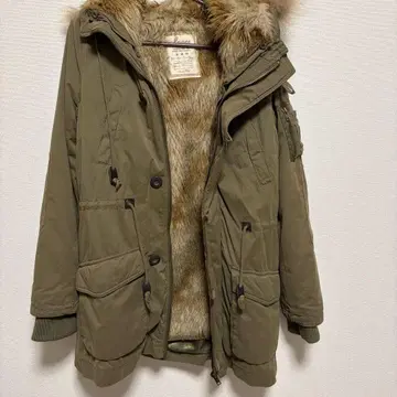 y2k 그런지 헤이세이 갸루 모즈 코트 퍼 포함 드로 코드 다크 코어