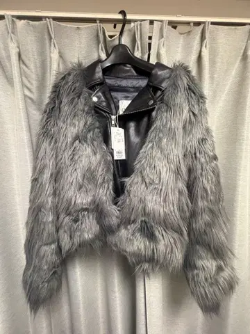 GYDA 레이어드 에코 퍼 라이더 자켓