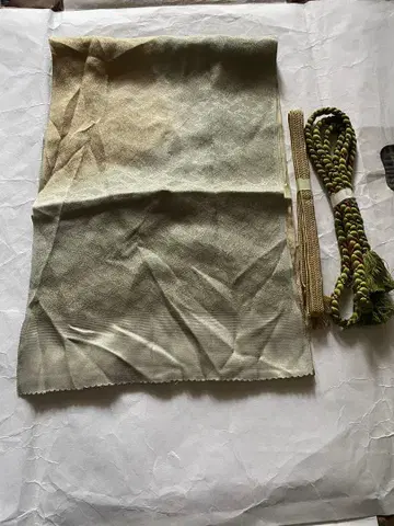 연한 그린 오비 고정 띠 M 사이즈