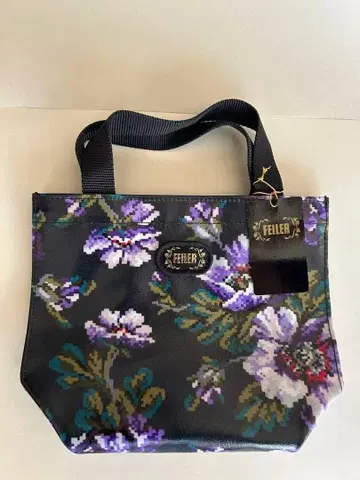 FEILER 페이러 포플린 샤논 미니백 꽃무늬 슈니르 직조