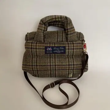 쿠미쿄쿠 MOON 페더 루트 토트 미니 백 카키