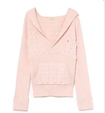 andmary taylor hoodie knit tops pink
