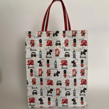 해롯 Harrods 시티 베어 토트백 런던 모티브