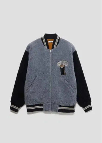 택 포함 새상품 이카쿠 보아 스타디움 점퍼 M 블루종 바시티 자켓