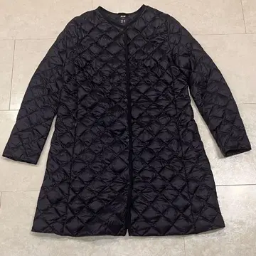 [새상품급] 유니클로 울트라 라이트 다운 롱 코트 네이비 XL 사이즈