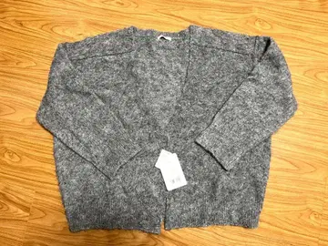 classicalelf 깊은 V넥 샤기 니트 오버 사이즈 가디건