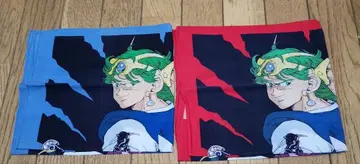 당시물 드래곤 퀘스트 IV 손수건 세트 파랑 빨간색 1990년