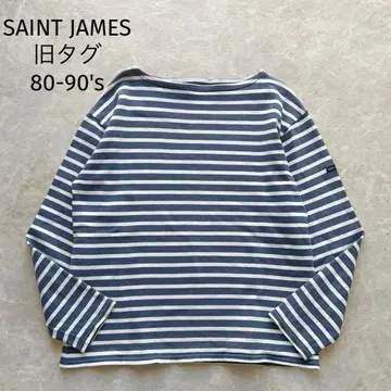 구택 세인트 제임스 웨쌍 보더 네이비 화이트 T3 80-90년대