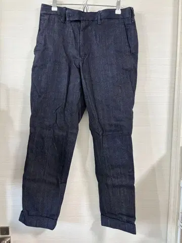 UNITED TOKYO 데님 패턴 슬랙스