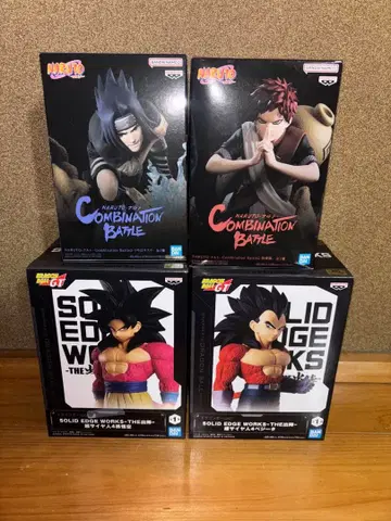 드래곤볼 GT 나루토 피규어 세트