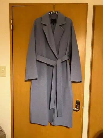 띠어리 캐시미어 혼방 더블 페이스 코트