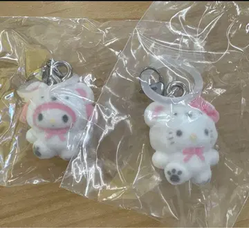 산리오 포근포근 스노우 마커 액세서리 가챠 헬로키티 마이멜로디