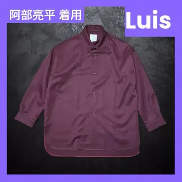 새상품급 아베 료헤이 착용 Lui's 사이드 슬릿 빅 셔츠
