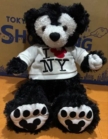 디즈니 베어 봉제 인형 블랙