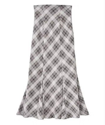 [ LILLIAN CARAT ] 체크 머메이드 스커트