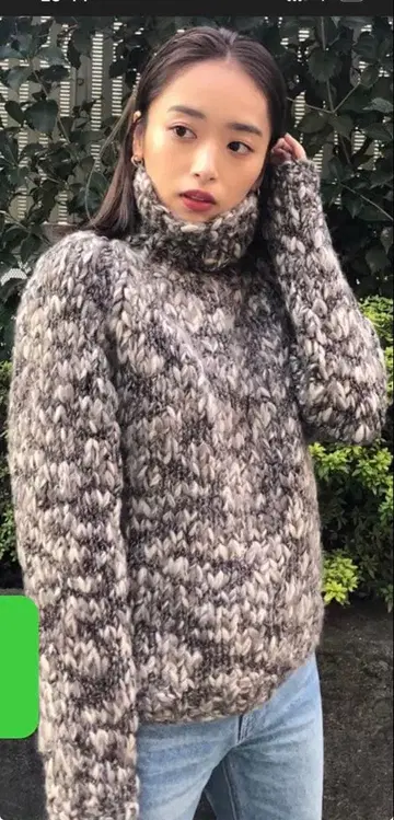 미사용 새상품 Ameri 아메리 터틀넥 니트