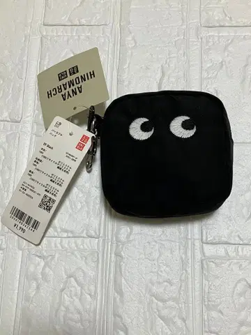 새상품 유니클로 아냐 힌드마치 패커블 백 (블랙)