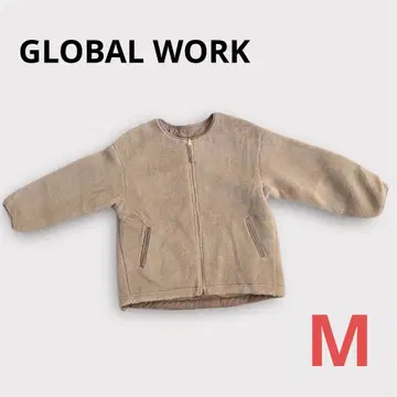 GLOBAL WORK 노카라 보아 블루종 리버서블 베이지 M