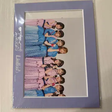 러브 라이브! A4 사이즈 집합 사진 보라색 프레임