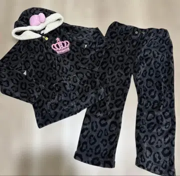 헬로키티 룸웨어 셋업 레오파드