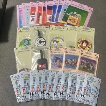 드래곤볼 제일복권 하위상 모음